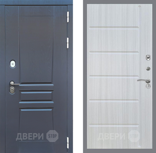 Входная металлическая Дверь Стоп ПЛАТИНУМ ФЛ-102 Сандал белый в Жуковский