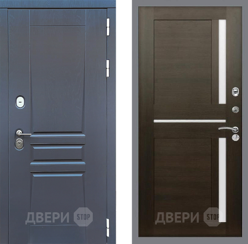 Входная металлическая Дверь Стоп ПЛАТИНУМ СБ-18 Венге в Жуковский