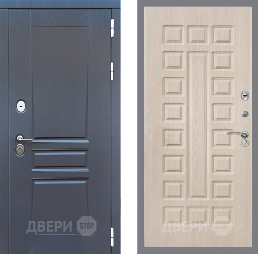 Входная металлическая Дверь Стоп ПЛАТИНУМ ФЛ-183 Беленый дуб в Жуковский