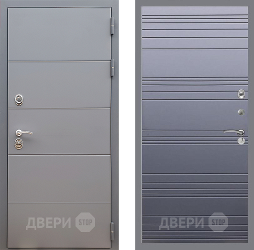 Входная металлическая Дверь Стоп АРТ ГРАФИТ Лайн Силк титан в Жуковский