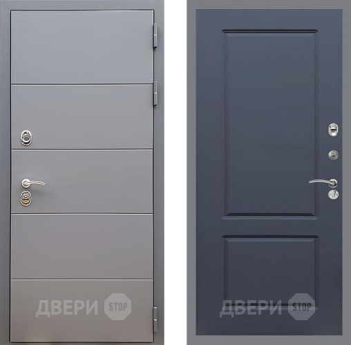 Дверь Стоп АРТ ГРАФИТ ФЛ-117 Силк титан в Жуковский