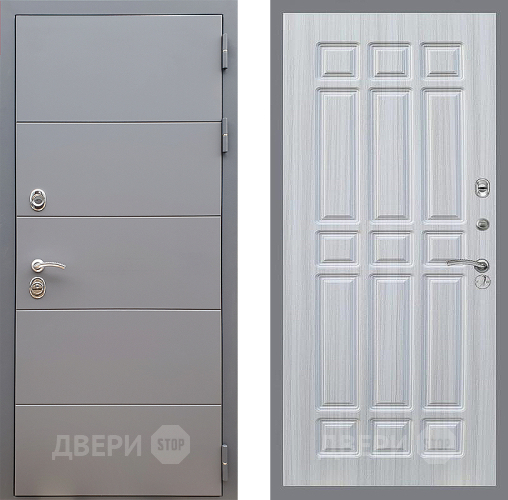 Входная металлическая Дверь Стоп АРТ ГРАФИТ ФЛ-33 Сандал белый в Жуковский