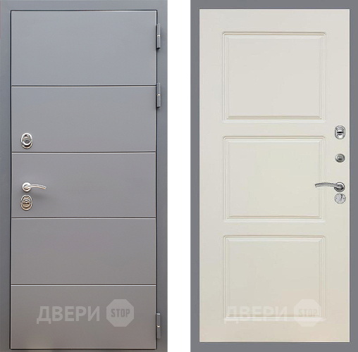 Входная металлическая Дверь Стоп АРТ ГРАФИТ ФЛ-3 Шампань в Жуковский