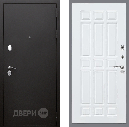 Входная металлическая Дверь Стоп КЛАССИК Шагрень ФЛ-33 Силк Сноу в Жуковский