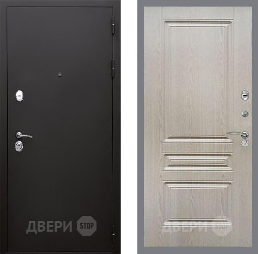 Входная металлическая Дверь Стоп КЛАССИК Шагрень ФЛ-243 Беленый дуб в Жуковский