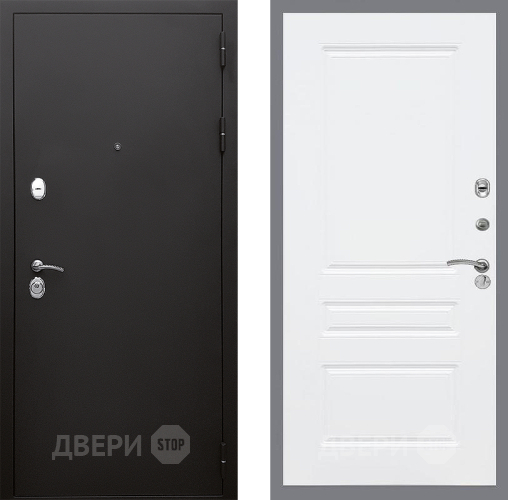Входная металлическая Дверь Стоп КЛАССИК Шагрень ФЛ-243 Силк Сноу в Жуковский