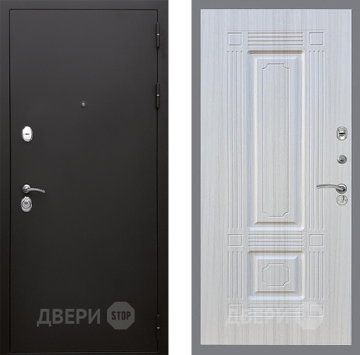 Входная металлическая Дверь Стоп КЛАССИК Шагрень ФЛ-2 Сандал белый в Жуковский