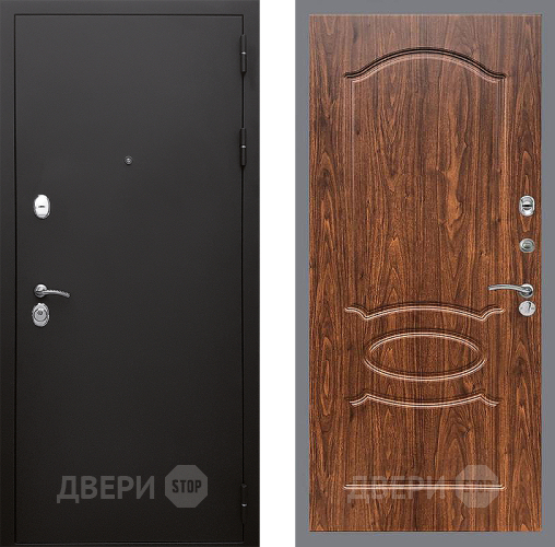 Дверь Стоп КЛАССИК Шагрень ФЛ-128 орех тисненый в Жуковский