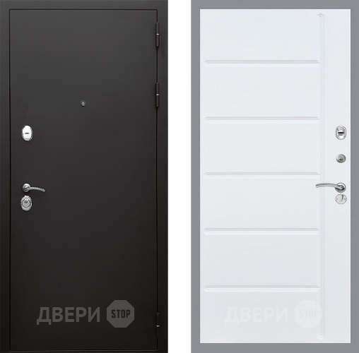 Входная металлическая Дверь Стоп КЛАССИК Шагрень ФЛ-102 Белый ясень в Жуковский