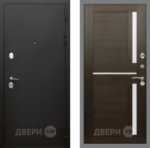 Входная металлическая Дверь Стоп КЛАССИК Шагрень СБ-18 Венге в Жуковский