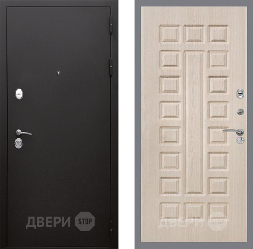 Входная металлическая Дверь Стоп КЛАССИК Шагрень ФЛ-183 Беленый дуб в Жуковский