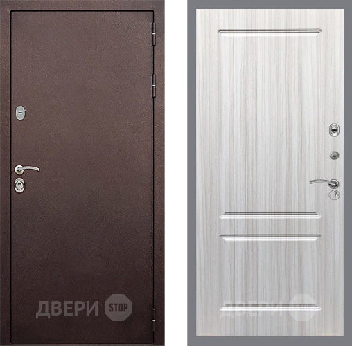 Входная металлическая Дверь Стоп КЛАССИК Медь ФЛ-117 Сандал белый в Жуковский