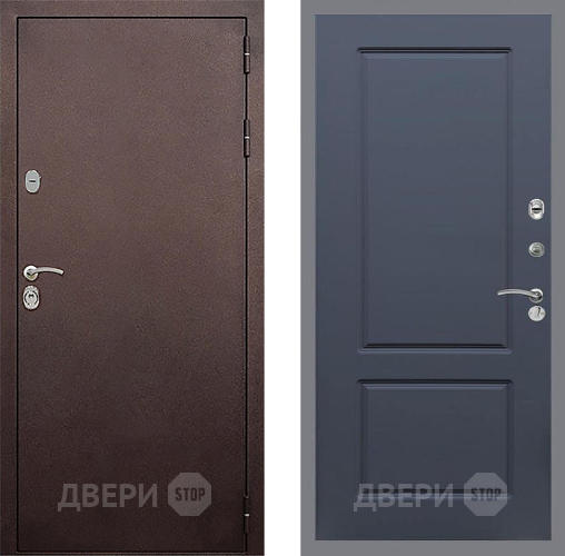 Входная металлическая Дверь Стоп КЛАССИК Медь ФЛ-117 Силк титан в Жуковский