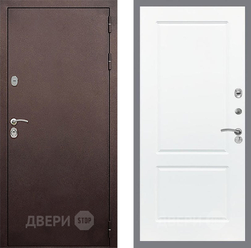 Входная металлическая Дверь Стоп КЛАССИК Медь ФЛ-117 Силк Сноу в Жуковский
