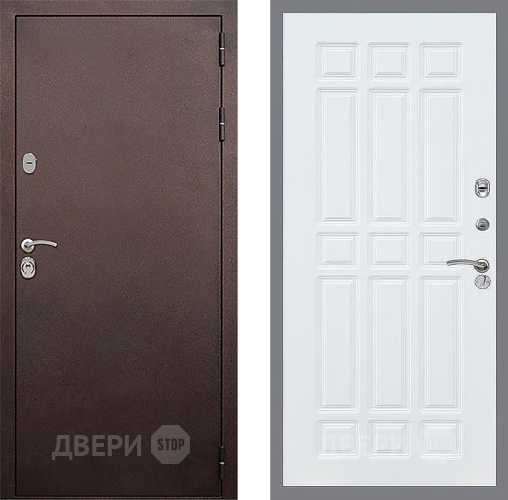 Входная металлическая Дверь Стоп КЛАССИК Медь ФЛ-33 Силк Сноу в Жуковский