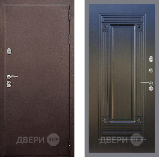 Входная металлическая Дверь Стоп КЛАССИК Медь ФЛ-4 Венге в Жуковский
