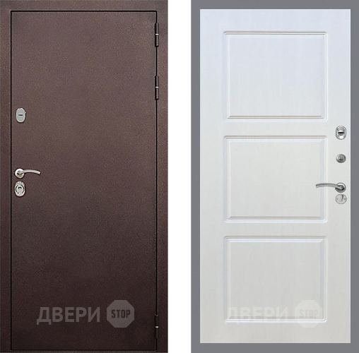 Дверь Стоп КЛАССИК Медь ФЛ-3 Лиственница беж в Жуковский