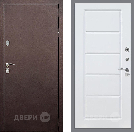 Входная металлическая Дверь Стоп КЛАССИК Медь ФЛ-39 Силк Сноу в Жуковский