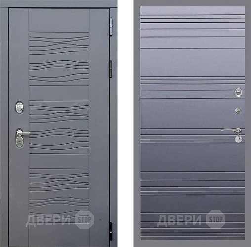 Входная металлическая Дверь Стоп СКАНДИ Лайн Силк титан в Жуковский