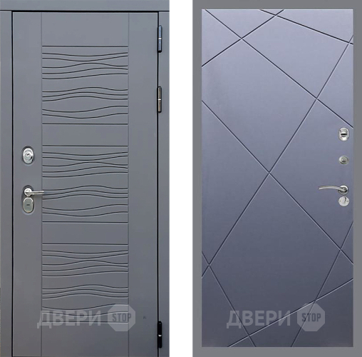 Входная металлическая Дверь Стоп СКАНДИ ФЛ-291 Силк титан в Жуковский
