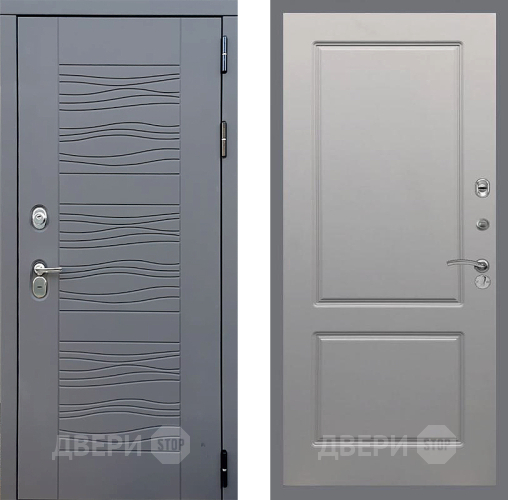 Входная металлическая Дверь Стоп СКАНДИ ФЛ-117 Грей софт в Жуковский