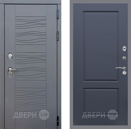 Входная металлическая Дверь Стоп СКАНДИ ФЛ-117 Силк титан в Жуковский