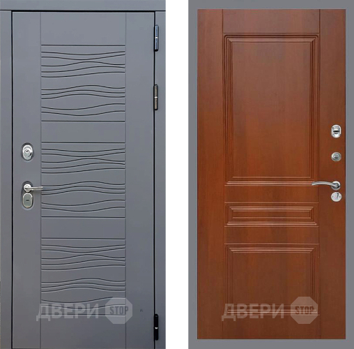 Входная металлическая Дверь Стоп СКАНДИ ФЛ-243 Итальянский орех в Жуковский