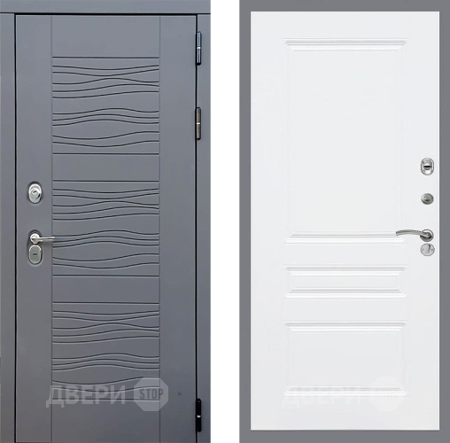 Входная металлическая Дверь Стоп СКАНДИ ФЛ-243 Силк Сноу в Жуковский