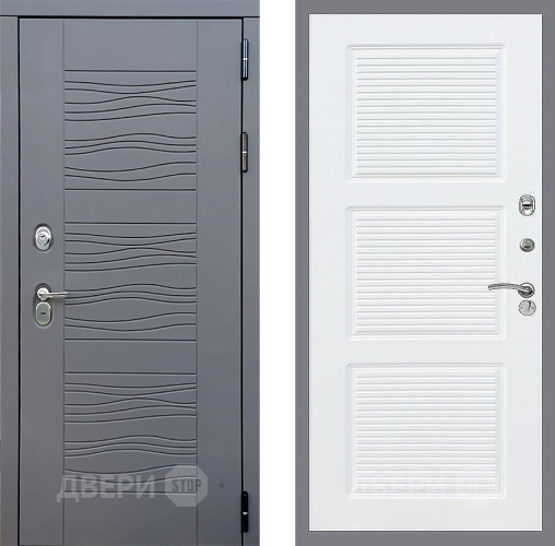 Входная металлическая Дверь Стоп СКАНДИ ФЛ-1 Силк Сноу в Жуковский