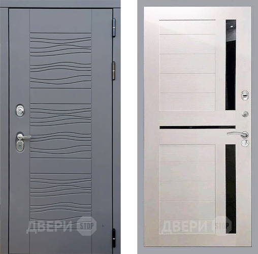 Входная металлическая Дверь Стоп СКАНДИ СБ-18 Лиственница беж в Жуковский