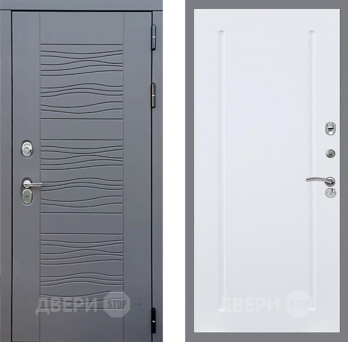 Входная металлическая Дверь Стоп СКАНДИ ФЛ-68 Силк Сноу в Жуковский