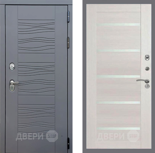 Входная металлическая Дверь Стоп СКАНДИ СБ-14 Лиственница беж в Жуковский
