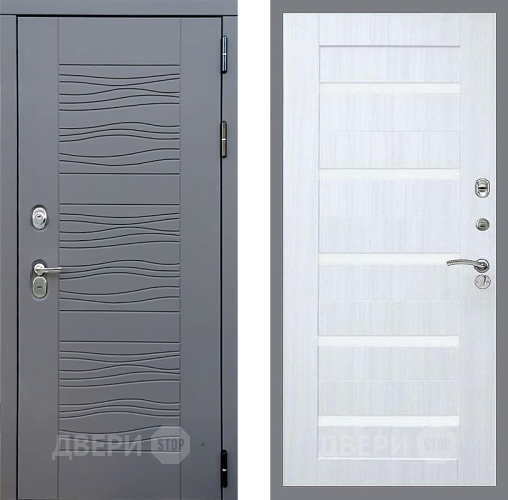 Входная металлическая Дверь Стоп СКАНДИ СБ-14 Сандал белый в Жуковский
