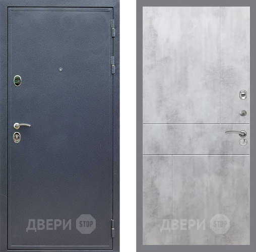 Входная металлическая Дверь Стоп СИЛЬВЕР ФЛ-290 Бетон светлый в Жуковский