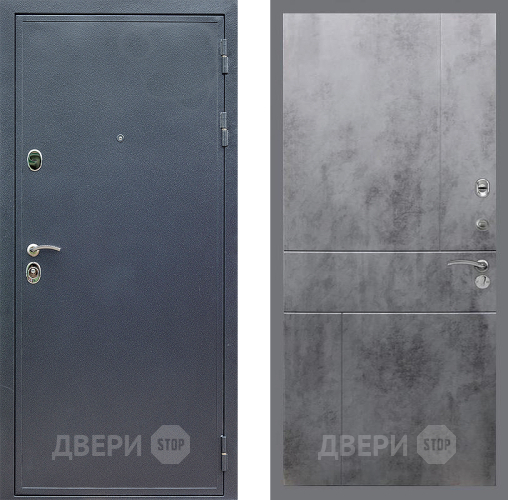 Входная металлическая Дверь Стоп СИЛЬВЕР ФЛ-290 Бетон темный в Жуковский