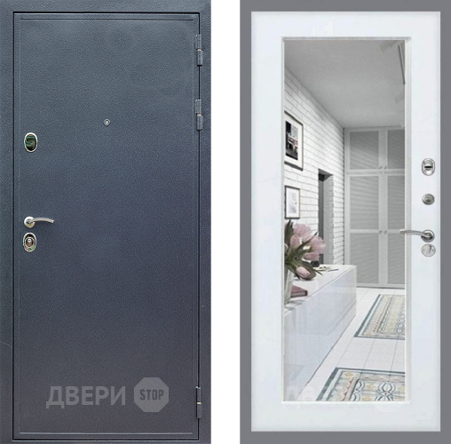 Дверь Стоп СИЛЬВЕР Зеркало Белый ясень в Жуковский