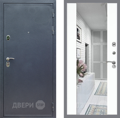 Дверь Стоп СИЛЬВЕР Зеркало СБ-16 Силк Сноу в Жуковский