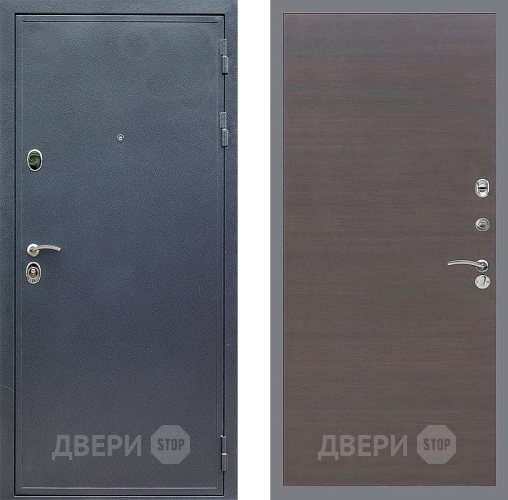 Входная металлическая Дверь Стоп СИЛЬВЕР Гладкая венге поперечный в Жуковский