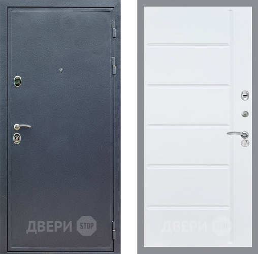Входная металлическая Дверь Стоп СИЛЬВЕР ФЛ-102 Белый ясень в Жуковский
