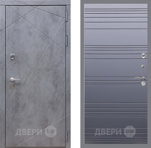 Входная металлическая Дверь Стоп Лучи Лайн Силк титан в Жуковский