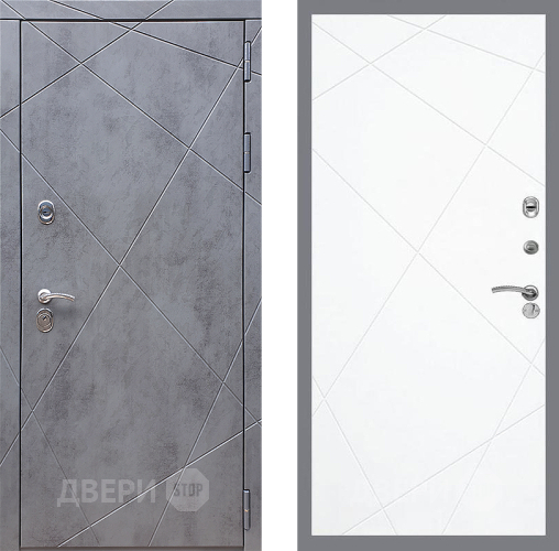 Входная металлическая Дверь Стоп Лучи ФЛ-291 Силк Сноу в Жуковский