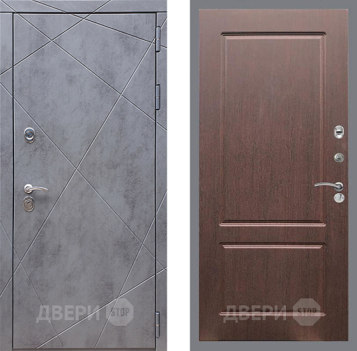 Входная металлическая Дверь Стоп Лучи ФЛ-117 Орех премиум в Жуковский