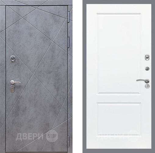 Входная металлическая Дверь Стоп Лучи ФЛ-117 Силк Сноу в Жуковский