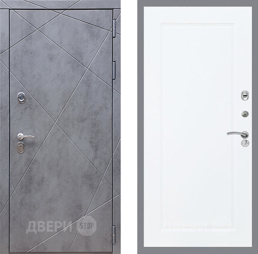 Входная металлическая Дверь Стоп Лучи ФЛ-119 Силк Сноу в Жуковский