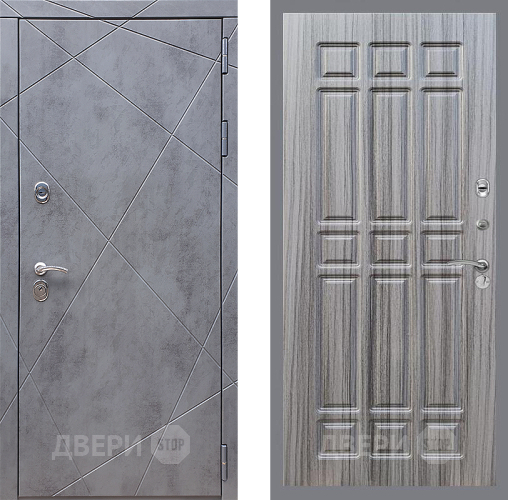 Входная металлическая Дверь Стоп Лучи ФЛ-33 Сандал грей в Жуковский