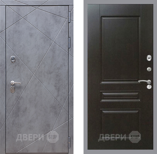 Входная металлическая Дверь Стоп Лучи ФЛ-243 Венге в Жуковский