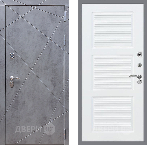 Входная металлическая Дверь Стоп Лучи ФЛ-1 Силк Сноу в Жуковский