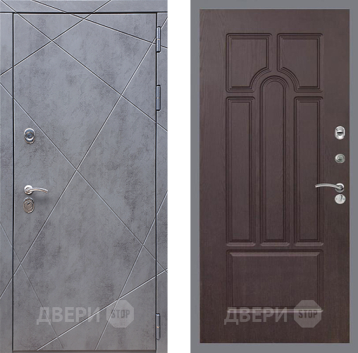 Входная металлическая Дверь Стоп Лучи ФЛ-58 Венге в Жуковский