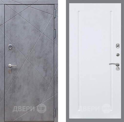 Входная металлическая Дверь Стоп Лучи ФЛ-68 Силк Сноу в Жуковский