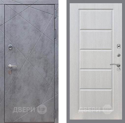 Входная металлическая Дверь Стоп Лучи ФЛ-39 Лиственница беж в Жуковский